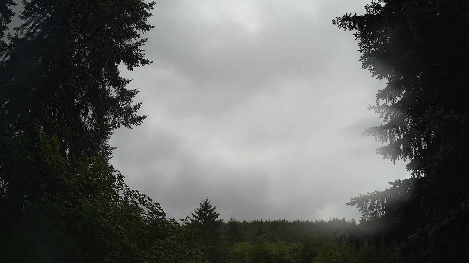 Pacific Northwest skyline timelapse frame from May 29th, 2026 at 7:45 AM