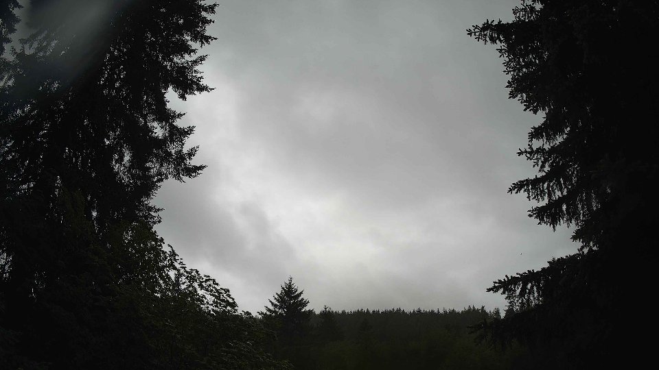 Pacific Northwest skyline timelapse frame from May 29th, 2026 at 8:15 AM