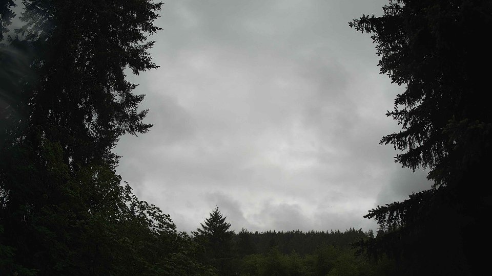 Pacific Northwest skyline timelapse frame from May 29th, 2026 at 8:45 AM