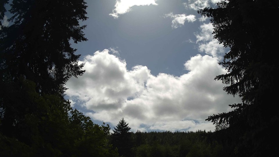 Pacific Northwest skyline timelapse frame from May 29th, 2026 at 2:45 PM