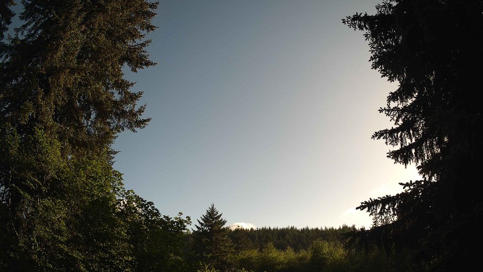 Pacific Northwest skyline timelapse frame from May 29th, 2026 at 6:45 PM