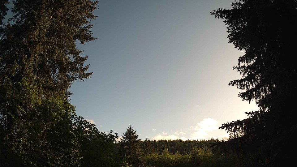 Pacific Northwest skyline timelapse frame from May 29th, 2026 at 7:00 PM