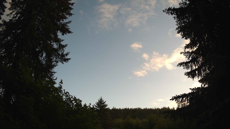 Pacific Northwest skyline timelapse frame from May 29th, 2026 at 8:00 PM