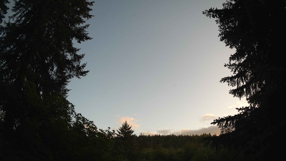 Pacific Northwest skyline timelapse frame from May 29th, 2026 at 8:15 PM