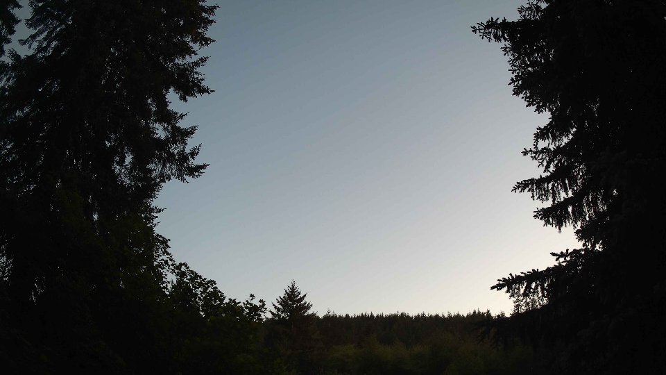Pacific Northwest skyline timelapse frame from May 29th, 2026 at 8:59 PM