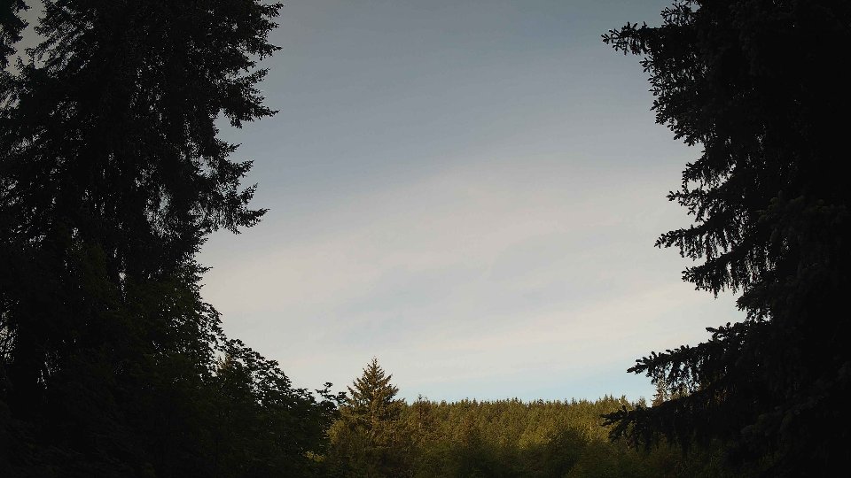 Pacific Northwest skyline timelapse frame from May 30th, 2026 at 6:45 AM