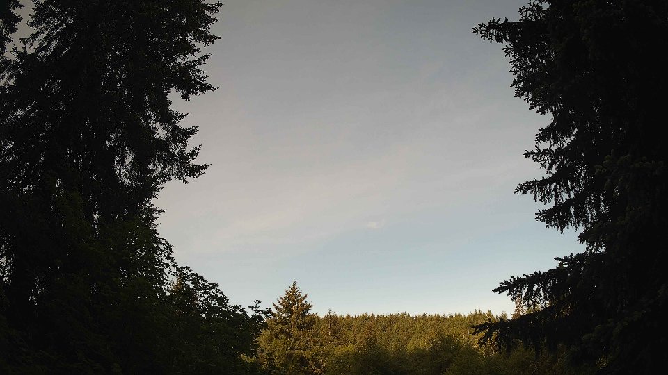 Pacific Northwest skyline timelapse frame from May 30th, 2026 at 7:00 AM