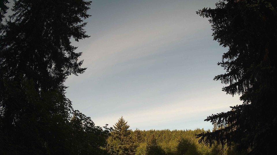 Pacific Northwest skyline timelapse frame from May 30th, 2026 at 7:45 AM