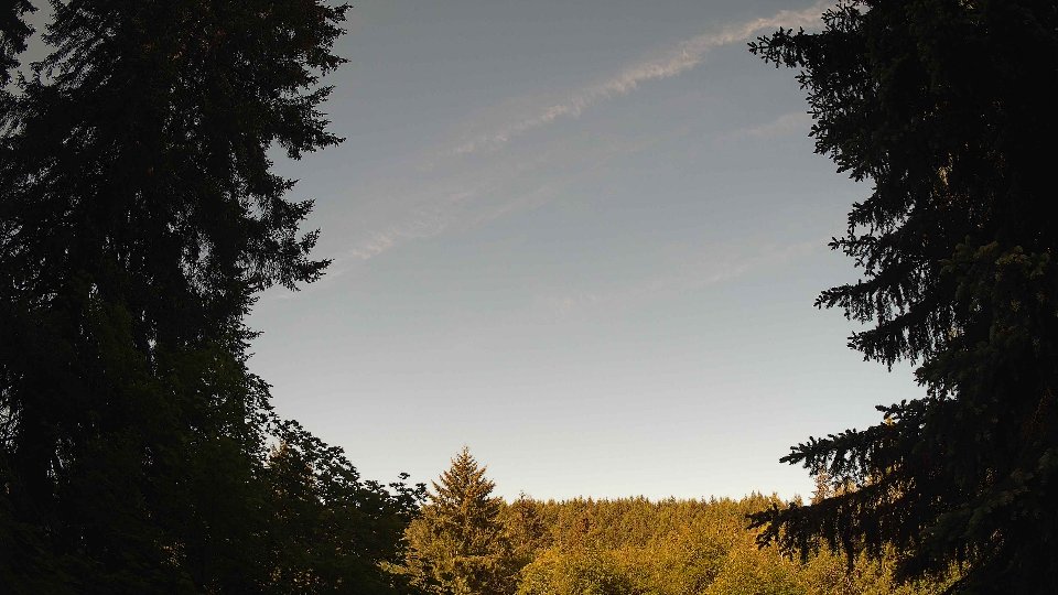 Pacific Northwest skyline timelapse frame from May 30th, 2026 at 8:45 AM