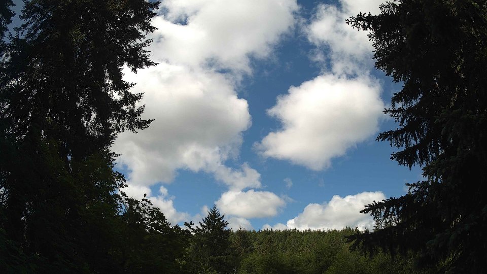 Pacific Northwest skyline timelapse frame from May 30th, 2026 at 10:45 AM