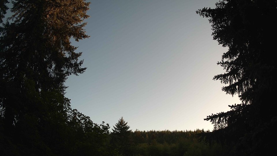 Pacific Northwest skyline timelapse frame from May 30th, 2026 at 7:45 PM