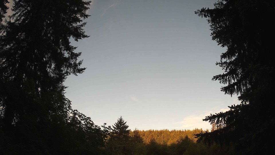 Pacific Northwest skyline timelapse frame from May 31st, 2026 at 6:15 AM
