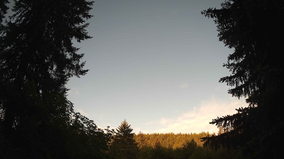 Pacific Northwest skyline timelapse frame from May 31st, 2026 at 6:30 AM