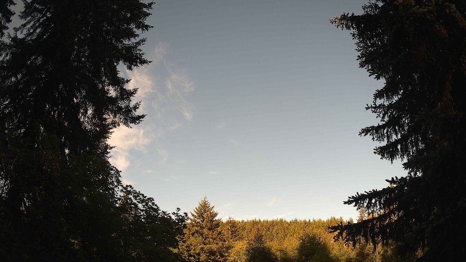 Pacific Northwest skyline timelapse frame from May 31st, 2026 at 7:45 AM