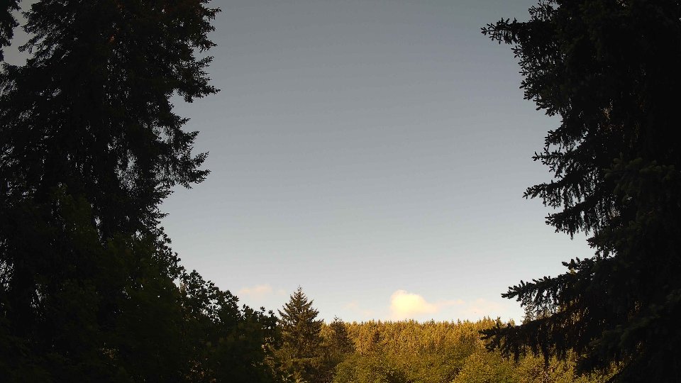 Pacific Northwest skyline timelapse frame from May 31st, 2026 at 8:45 AM