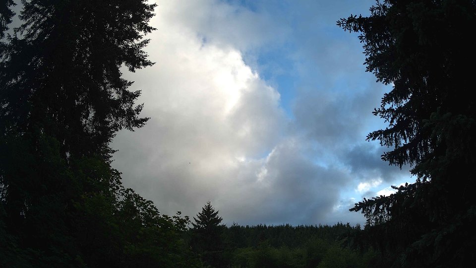 Pacific Northwest skyline timelapse frame from Jun 3rd, 2026 at 7:45 PM