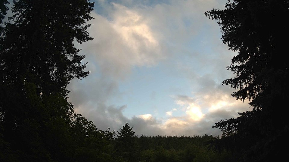 Pacific Northwest skyline timelapse frame from Jun 3rd, 2026 at 8:00 PM