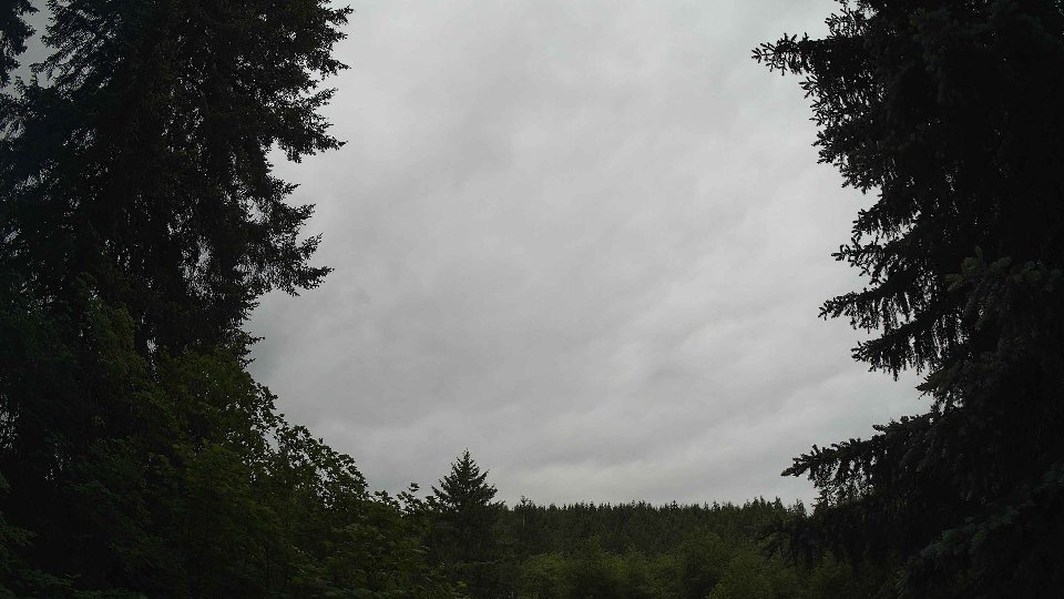 Pacific Northwest skyline timelapse frame from Jun 4th, 2026 at 8:45 AM