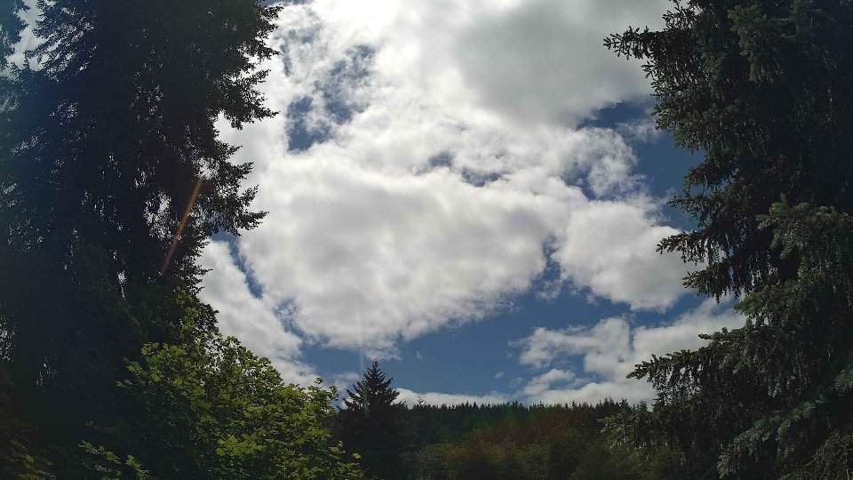 Pacific Northwest skyline timelapse frame from Jun 4th, 2026 at 1:45 PM