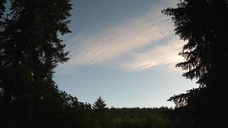 Pacific Northwest skyline timelapse frame from Jun 4th, 2026 at 8:00 PM