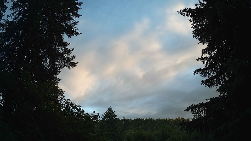 Pacific Northwest skyline timelapse frame from Jun 4th, 2026 at 8:30 PM