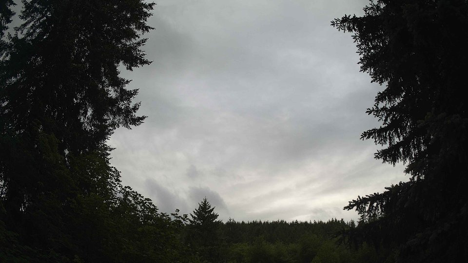 Pacific Northwest skyline timelapse frame from Jun 5th, 2026 at 7:30 AM