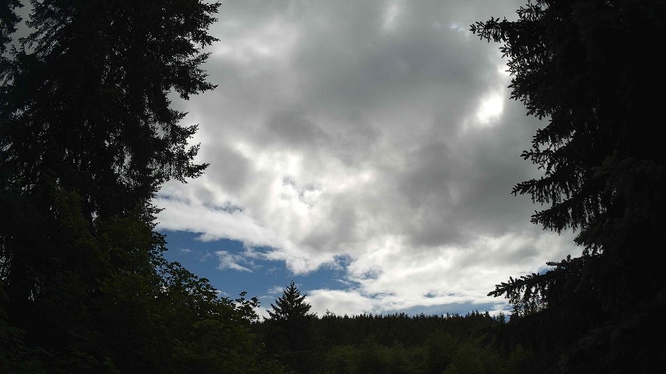 Pacific Northwest skyline timelapse frame from Jun 5th, 2026 at 4:00 PM