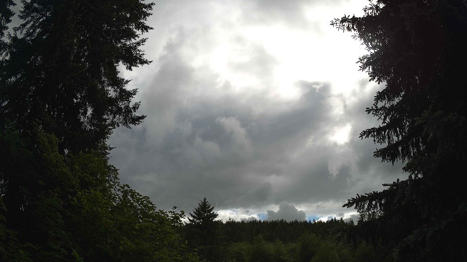 Pacific Northwest skyline timelapse frame from Jun 5th, 2026 at 4:45 PM