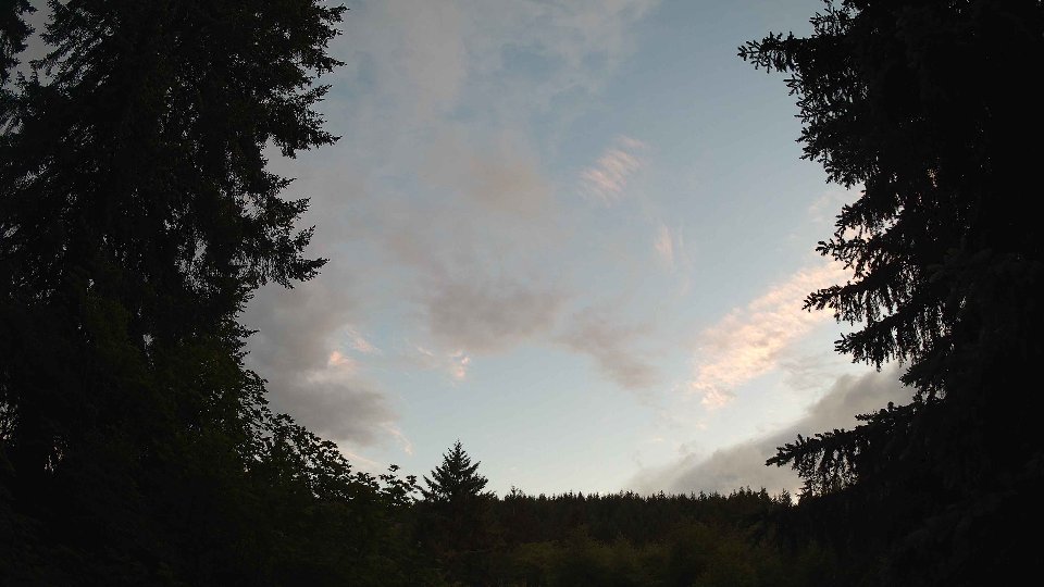 Pacific Northwest skyline timelapse frame from Jun 5th, 2026 at 9:00 PM