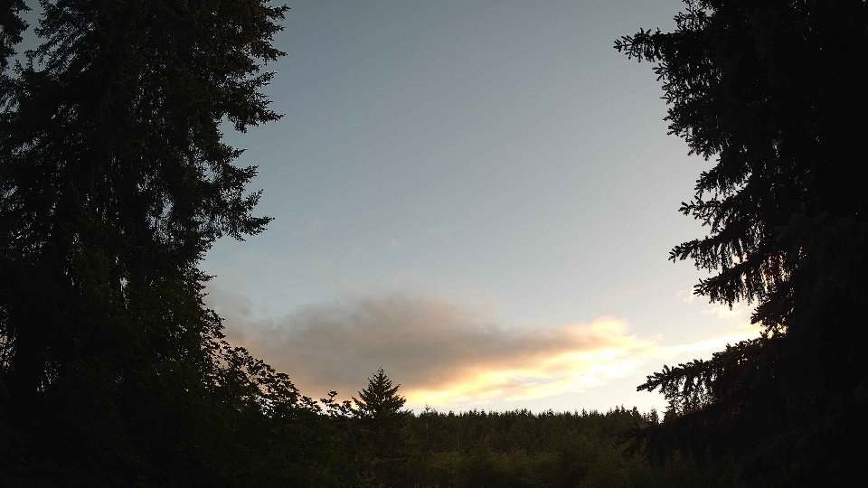 Pacific Northwest skyline timelapse on Jun 6th, 2026 at 8:15 PM