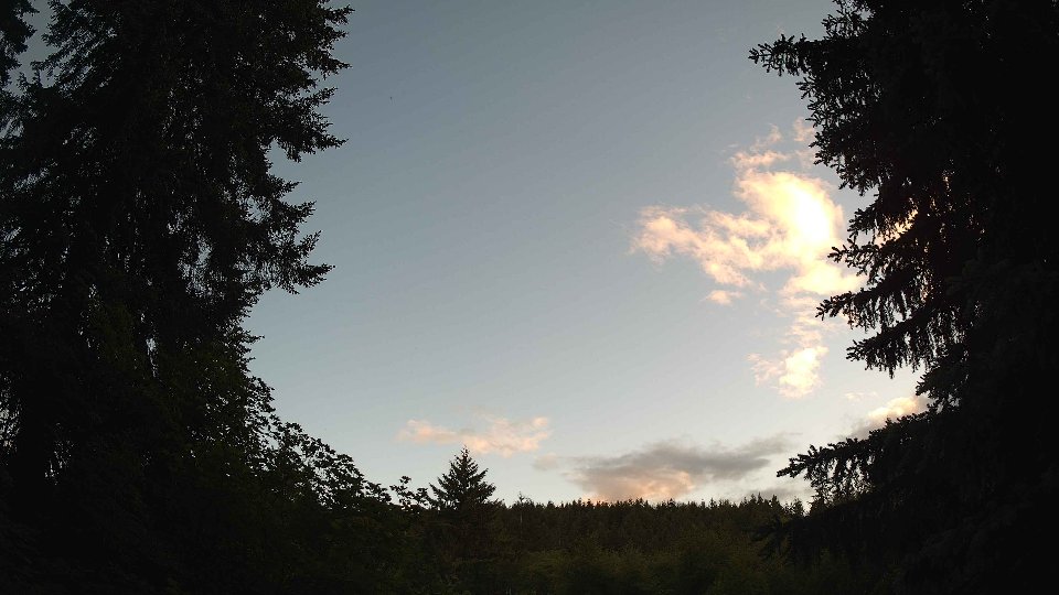 Pacific Northwest skyline timelapse on Jun 6th, 2026 at 8:30 PM