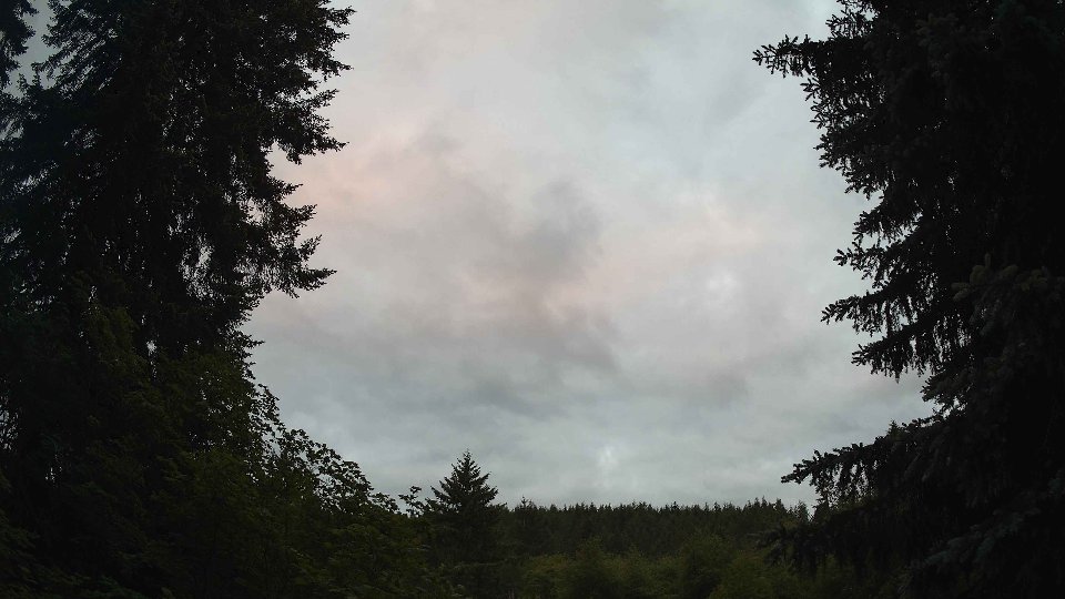 Pacific Northwest skyline timelapse frame from Jun 7th, 2026 at 5:30 AM