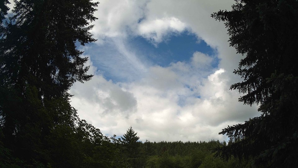 Pacific Northwest skyline timelapse frame from Jun 7th, 2026 at 9:45 AM