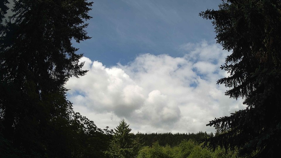 Pacific Northwest skyline timelapse frame from Jun 7th, 2026 at 10:30 AM