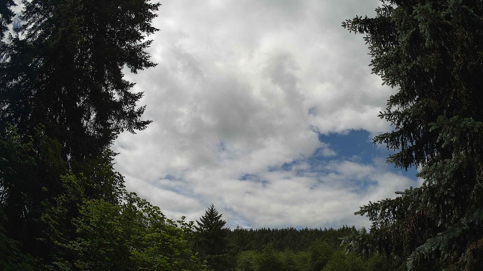 Pacific Northwest skyline timelapse frame from Jun 7th, 2026 at 11:45 AM