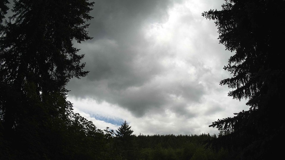 Pacific Northwest skyline timelapse frame from Jun 7th, 2026 at 12:45 PM