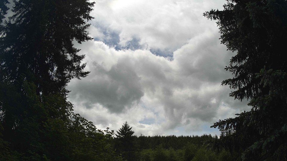 Pacific Northwest skyline timelapse frame from Jun 7th, 2026 at 1:15 PM