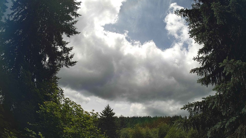 Pacific Northwest skyline timelapse frame from Jun 7th, 2026 at 1:45 PM
