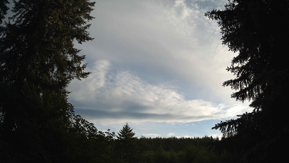 Pacific Northwest skyline timelapse frame from Jun 7th, 2026 at 7:45 PM
