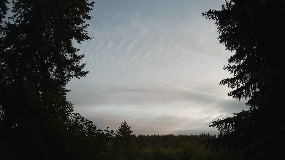Pacific Northwest skyline timelapse frame from Jun 7th, 2026 at 8:45 PM