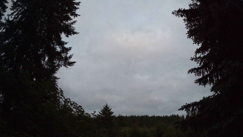 Pacific Northwest skyline timelapse frame from Jun 7th, 2026 at 5:00 AM