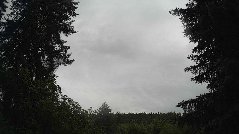 Pacific Northwest skyline timelapse frame from Jun 8th, 2026 at 8:00 AM