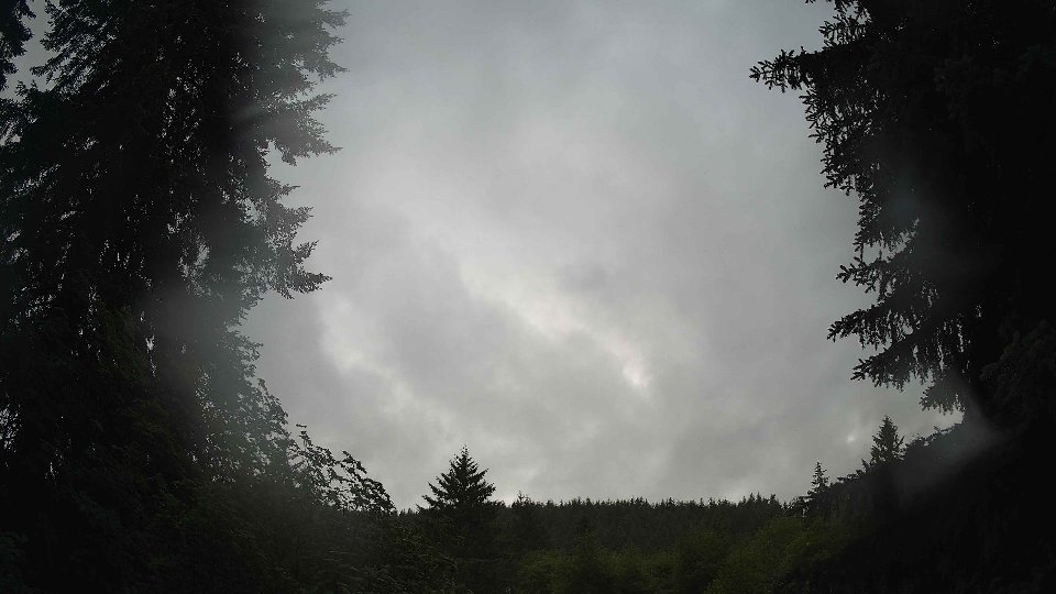 Pacific Northwest skyline timelapse frame from Jun 8th, 2026 at 6:45 PM