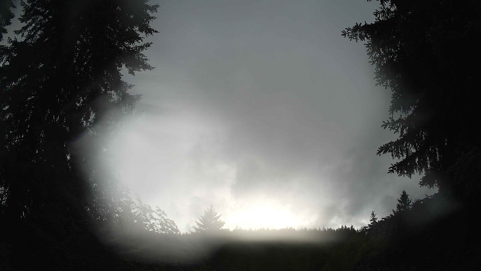 Pacific Northwest skyline timelapse frame from Jun 8th, 2026 at 7:00 PM