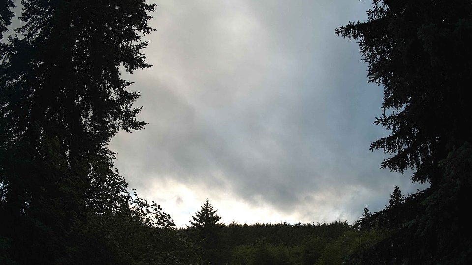Pacific Northwest skyline timelapse frame from Jun 8th, 2026 at 8:15 PM
