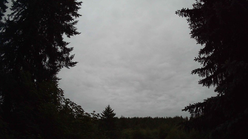 Pacific Northwest skyline timelapse frame from Jun 8th, 2026 at 5:00 AM