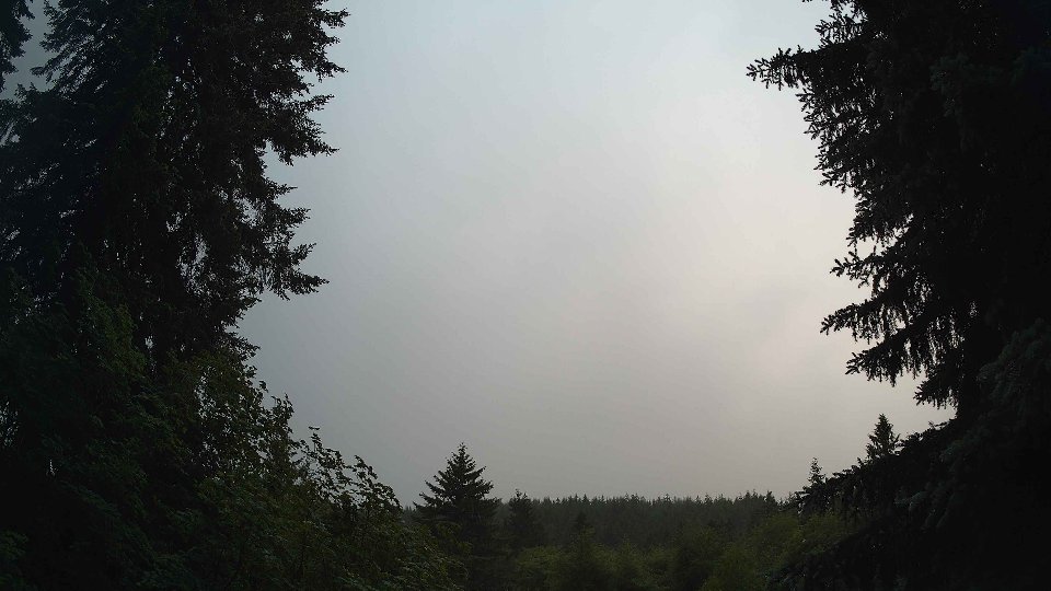 Pacific Northwest skyline timelapse frame from Jun 9th, 2026 at 5:45 AM