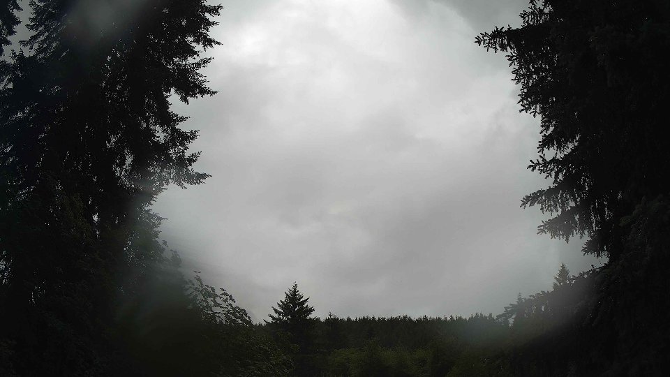 Pacific Northwest skyline timelapse frame from Jun 9th, 2026 at 1:00 PM