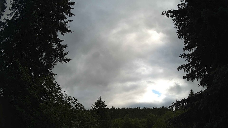 Pacific Northwest skyline timelapse frame from Jun 9th, 2026 at 6:45 PM