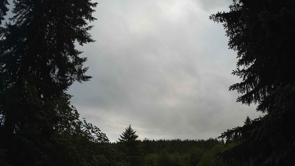 Pacific Northwest skyline timelapse frame from Jun 9th, 2026 at 7:45 PM